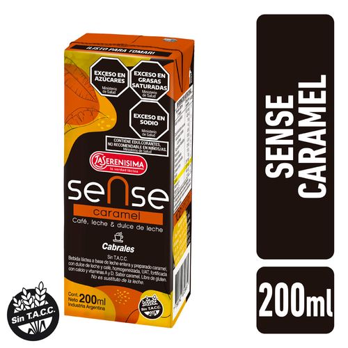 Bebida Láctea La Serenisima Sense Caramel 200cm3