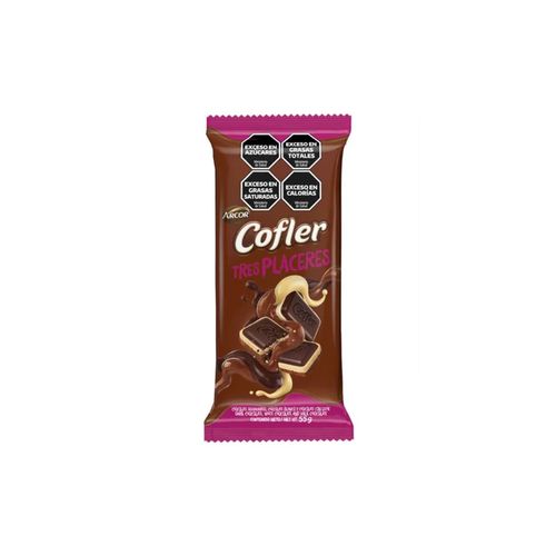 Chocolate Cofler Tres Placeres 56g