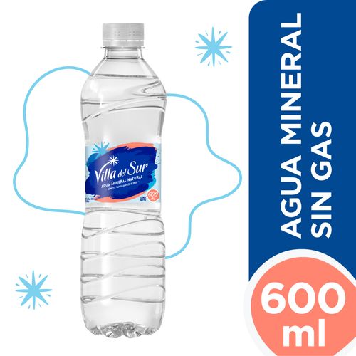 Agua Mineral Villa del Sur Sin Gas 600ml