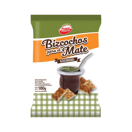 Bizcochos Primer Precio Para el Mate Azucarados 180g