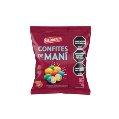Confites Georgalos De Maní 80g
