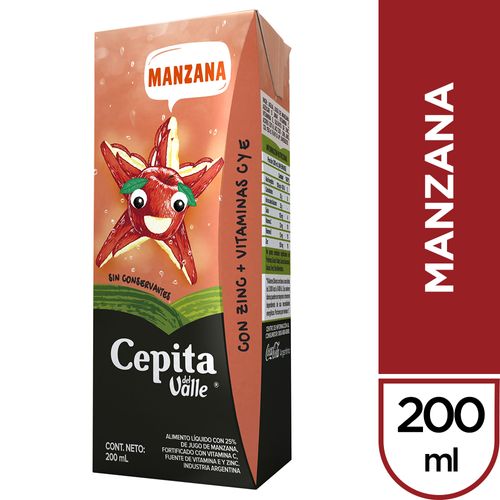 Jugo Cepita Del Valle Manzana 200 ml