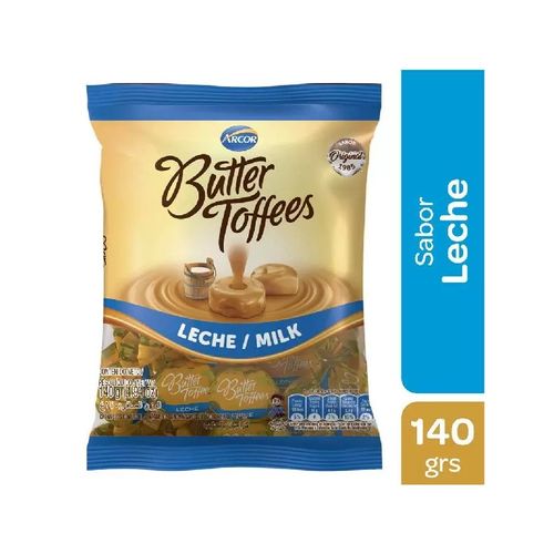 Caramelos Butter Toffees Sabor Dulce De Leche 140g