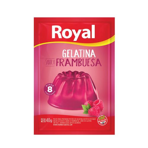 Gelatina Royal Frambuesa 40g