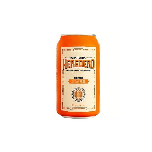 Gin Tonic Heredero Sugar Free 354ml