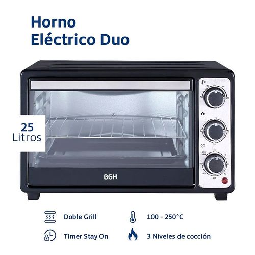 Horno Eléctrico BGH 25L BHE25M23N