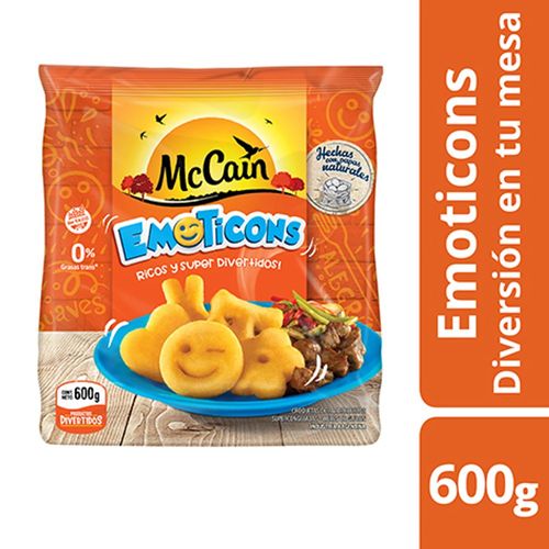 Papas Congeladas Emoticons McCain 600g