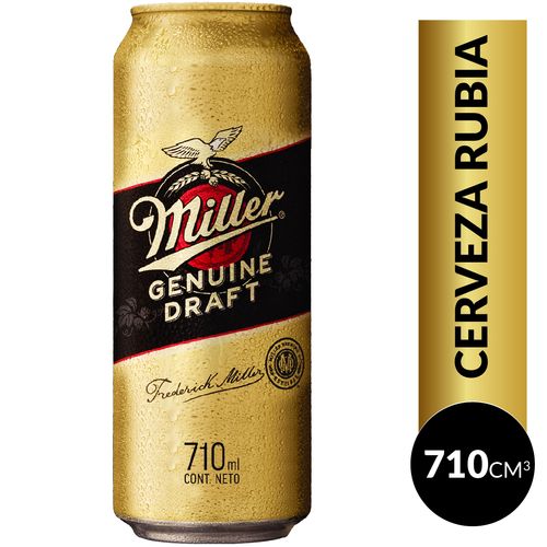 Cerveza Miller Rubia 710ml