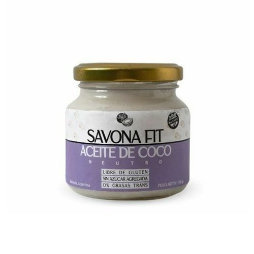 Aceite de Coco Savona Fit 180g