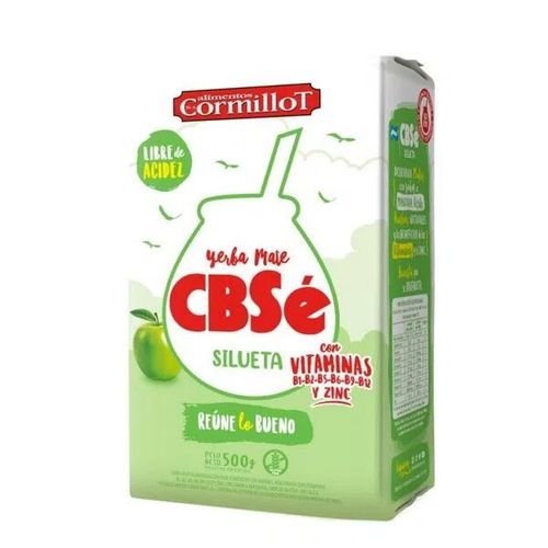 Yerba Mate CBSé Cormillot Silueta 500g