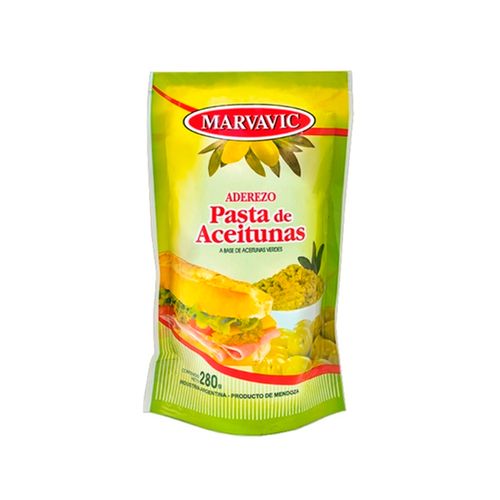 Pasta De Aceitunas Marvavic Verdes 280cc