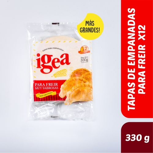 Tapas Para Empanadas Igea para Freír x 12u