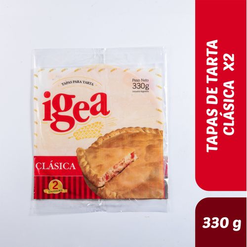 Tapas de Pascualina Igea Clásica x 2UN 330g