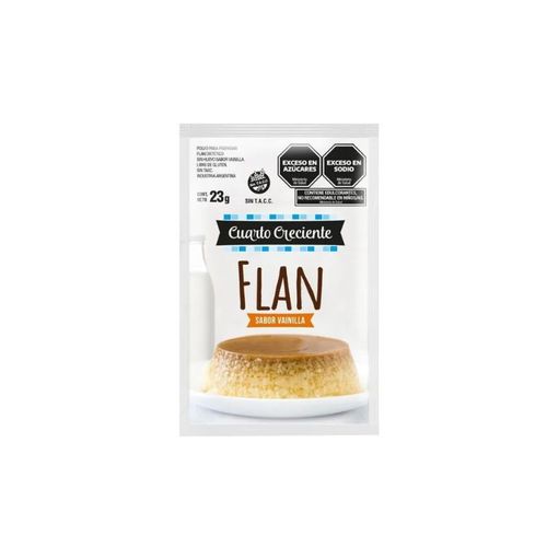 Flan Cuarto Creciente Vainilla 22g