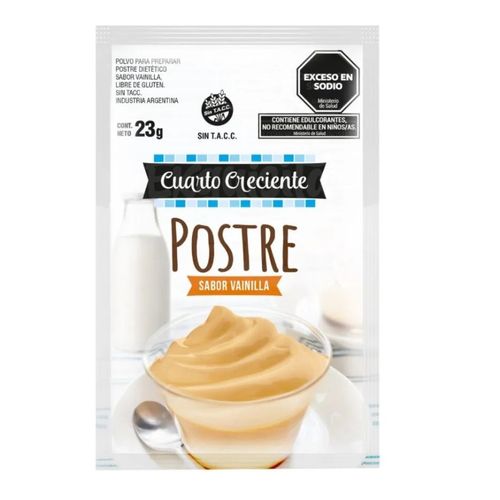 Postre Cuarto Creciente Vainilla 22g