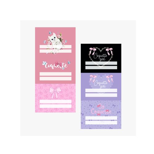 ETIQUETAS COQUETTE