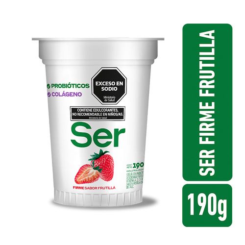 Yogur Ser Firme Frutilla 190g