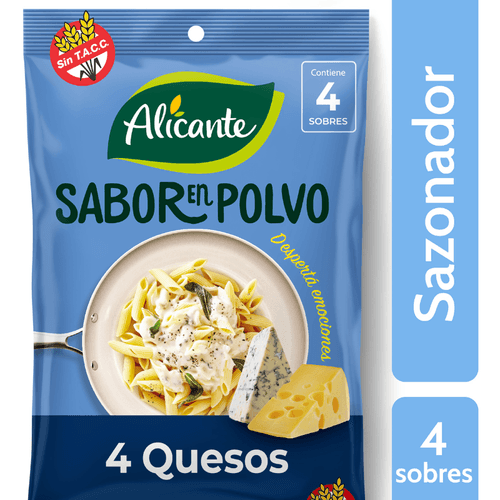 Saborizador cuatro quesos Alicante 32 gr.