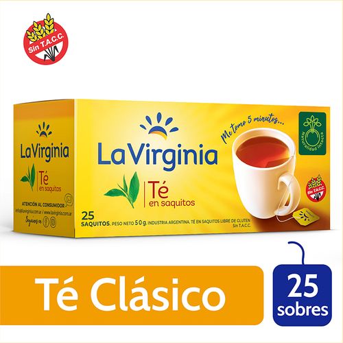 Té La Virginia Naturalidad Intacta x 25u