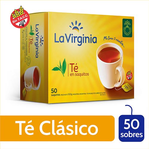 Té La Virginia Molienda Controlada x 50u