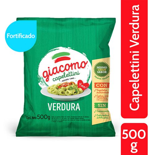 Capelettini Giacomo Verdura 500g