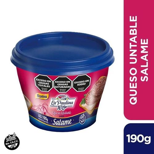 Queso Untable La Paulina Salame 190g