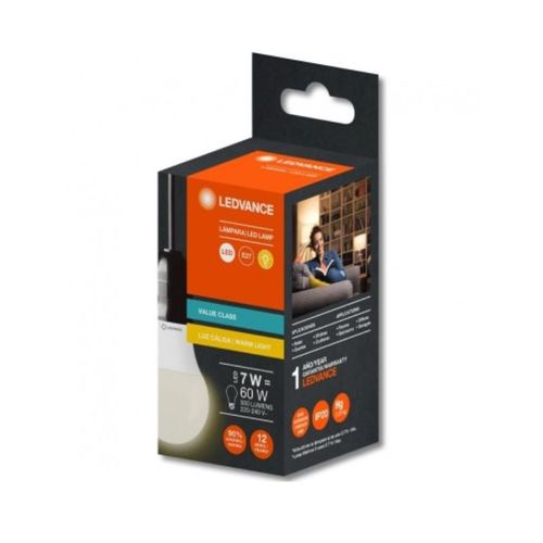 Lámpara Osram Led Clásica 7W Cálida
