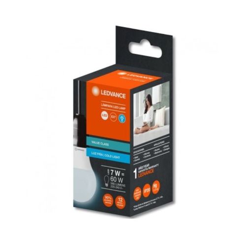 Lámpara Osram Led Clásica 7W Fria