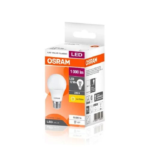 Lámpara Led Clásica 12w Cálida