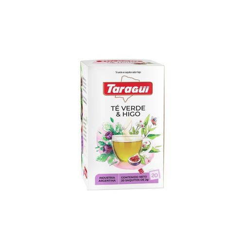 Té Taragui Sabor Verde & Higo x 20Un