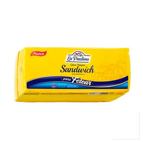 Queso Barra Sandwich La Paulina x Kg