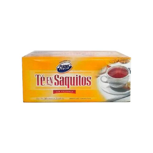 Té Primer Precio en Saquitos S/Sobreenvoltura 50 Un