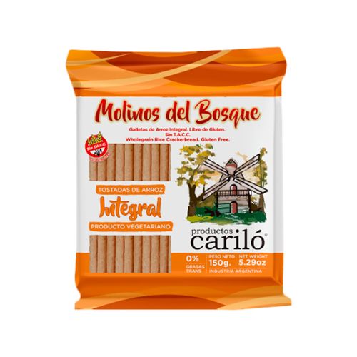 Galletas de Arroz Cariló Integral 150g