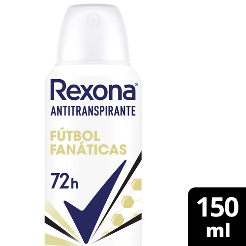 Desodorante Rexona Woman Aerosol Antitranspirante Fútbol Fanáticas 150ML