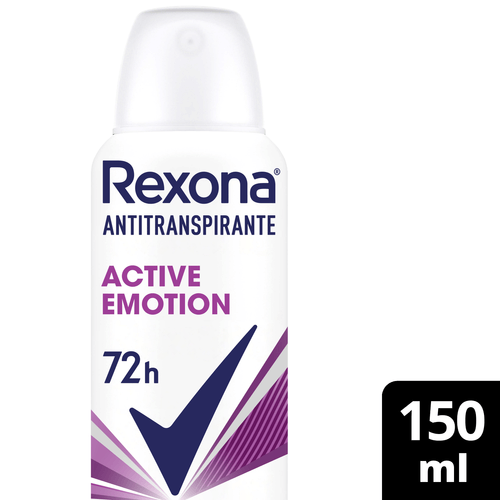 Desodorante Rexona Woman Aerosol Antitranspirante Active Emotion 150Ml