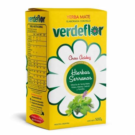Yerba Verdeflor con Hierbas Serranas 500g