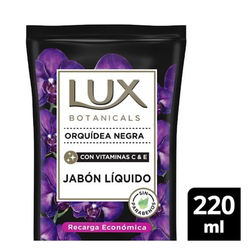 Jabon Lux Liquido Orquídea Negra 220ML