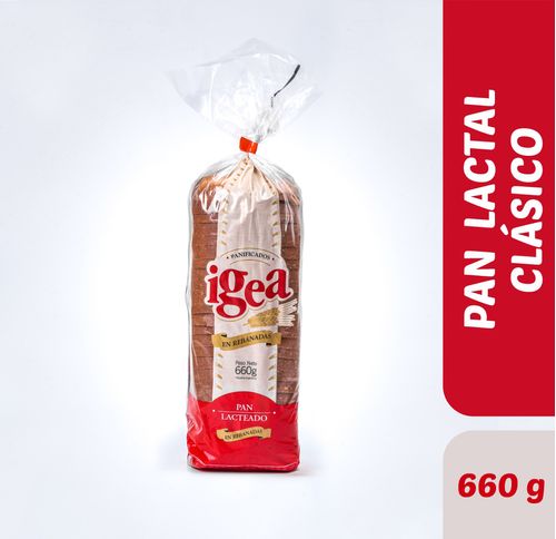 Pan Lactal Igea Grande 660g