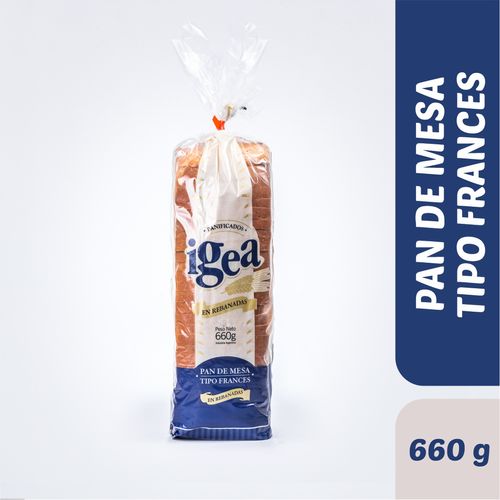 Pan de Mesa Igea Salado tipo Francés 660g