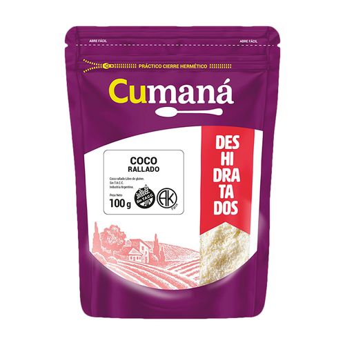 Coco Rallado Cumaná Sin Gluten 100g