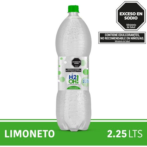 Agua Saborizada H2oh! Sabor Limoneto 2.25L