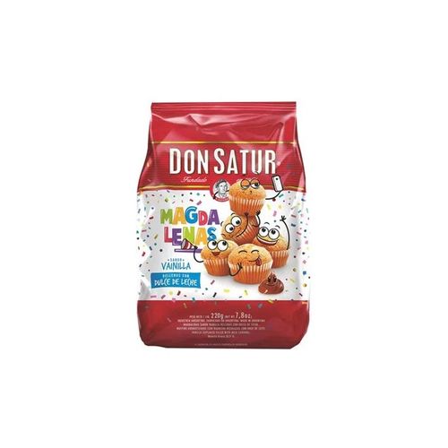 Magdalenas Don Satur Vainilla Con Dulce De Leche 220g