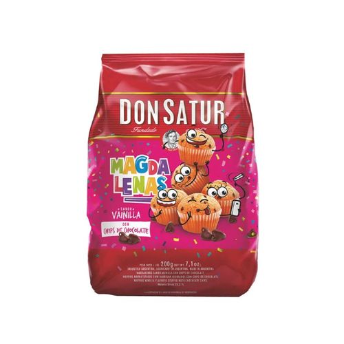 Magdalena Don Satur Vainilla Con Chips Chocolate 200g