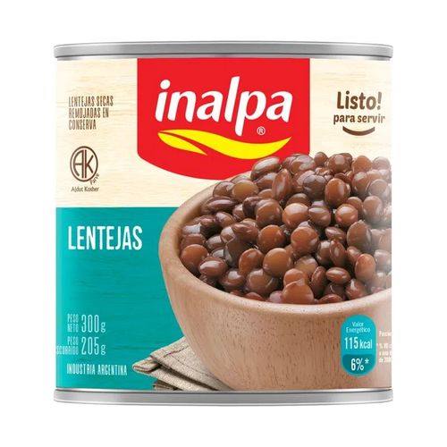 Lentejas Inalpa 300g