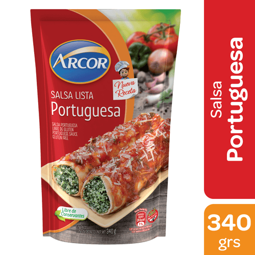 Salsa Arcor Portuguesa 340g