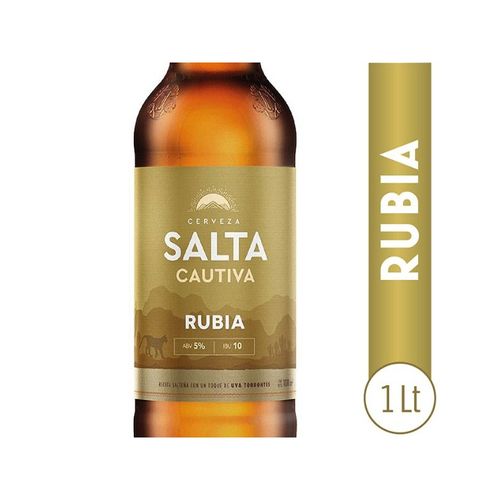 CERVEZA RUBIA RETORNABLE
