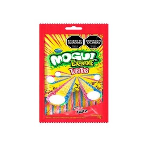 Gomitas Mogul Tubitos Extreme Sabor Tutti Frutti 70g