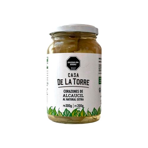 Corazón de Alcaucil Casa de la Torre Al Natural Extra 300g