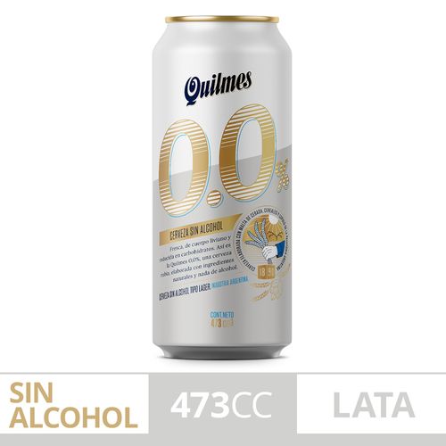 Cerveza Quilmes 0.0% Sin Alcohol 473ml
