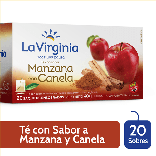 Té Manzana C/Canela La Virginia x 20u